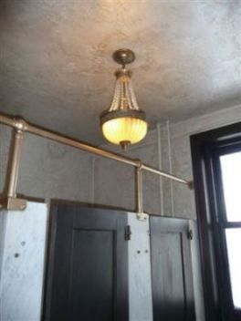 Light, Bronze pipes new bathroom